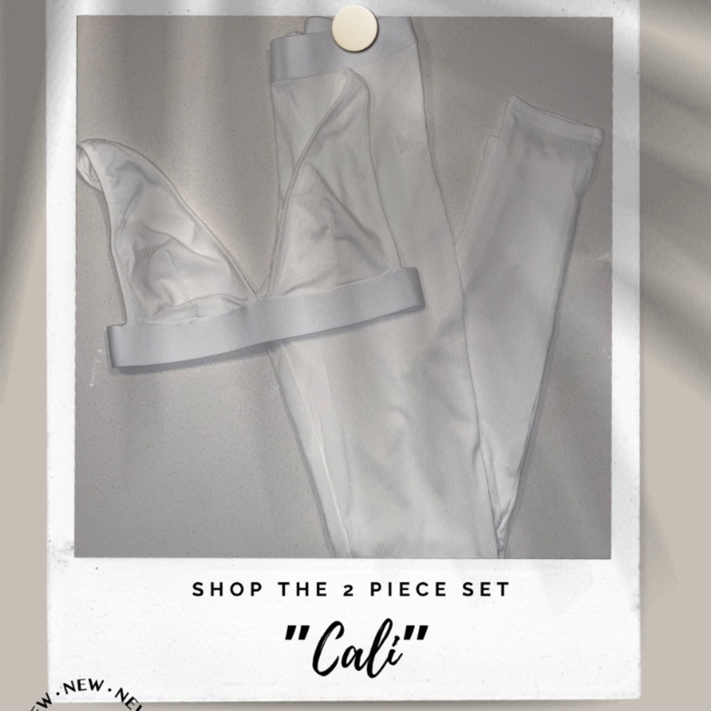 Cali 2 Piece Ribbed Set ✨💫 available in S M L XL